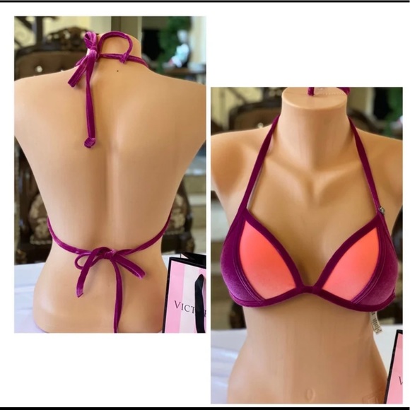 🎉Victoria secret velvet padded bikino top🎉 - Picture 1 of 6